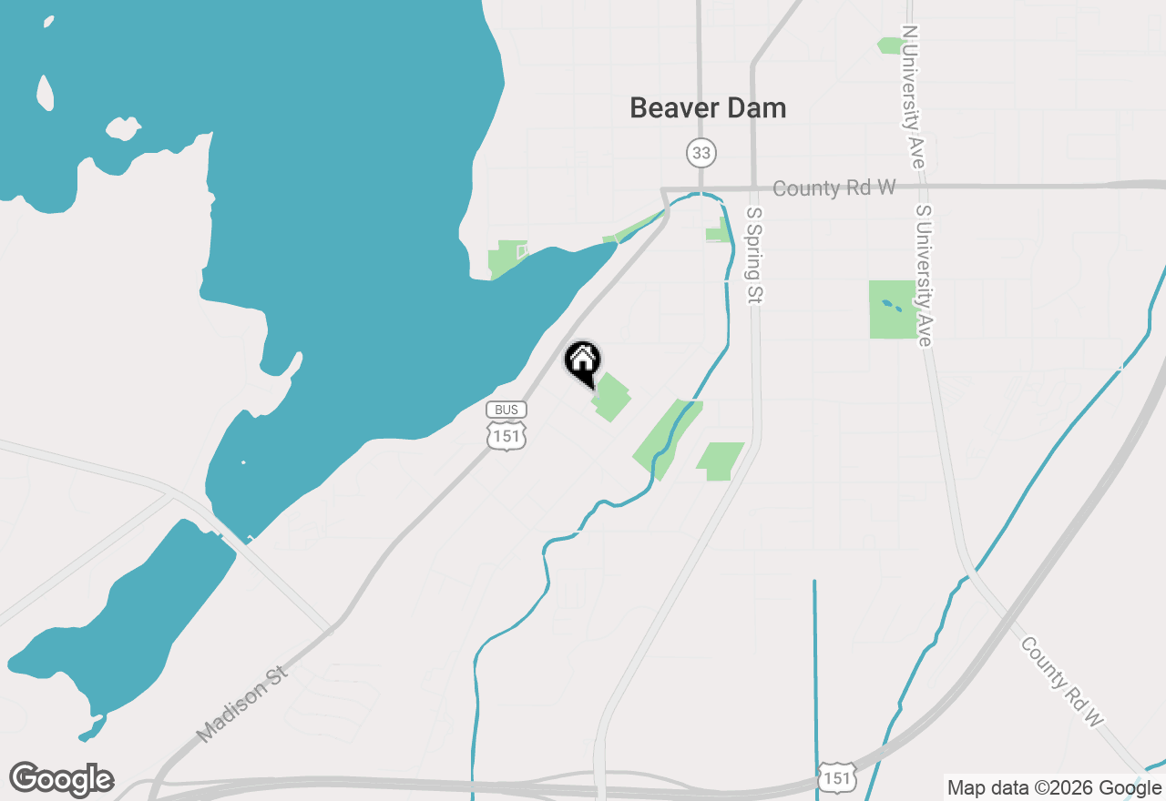 Map of 108 Smythe Court, Beaver Dam, WI 53916