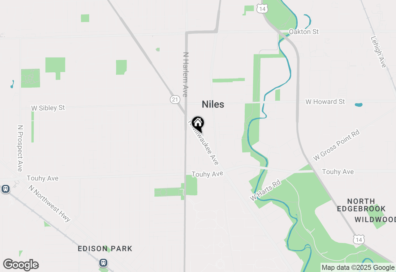 Map of 7400 N Milwaukee Avenue, Niles, IL 60714