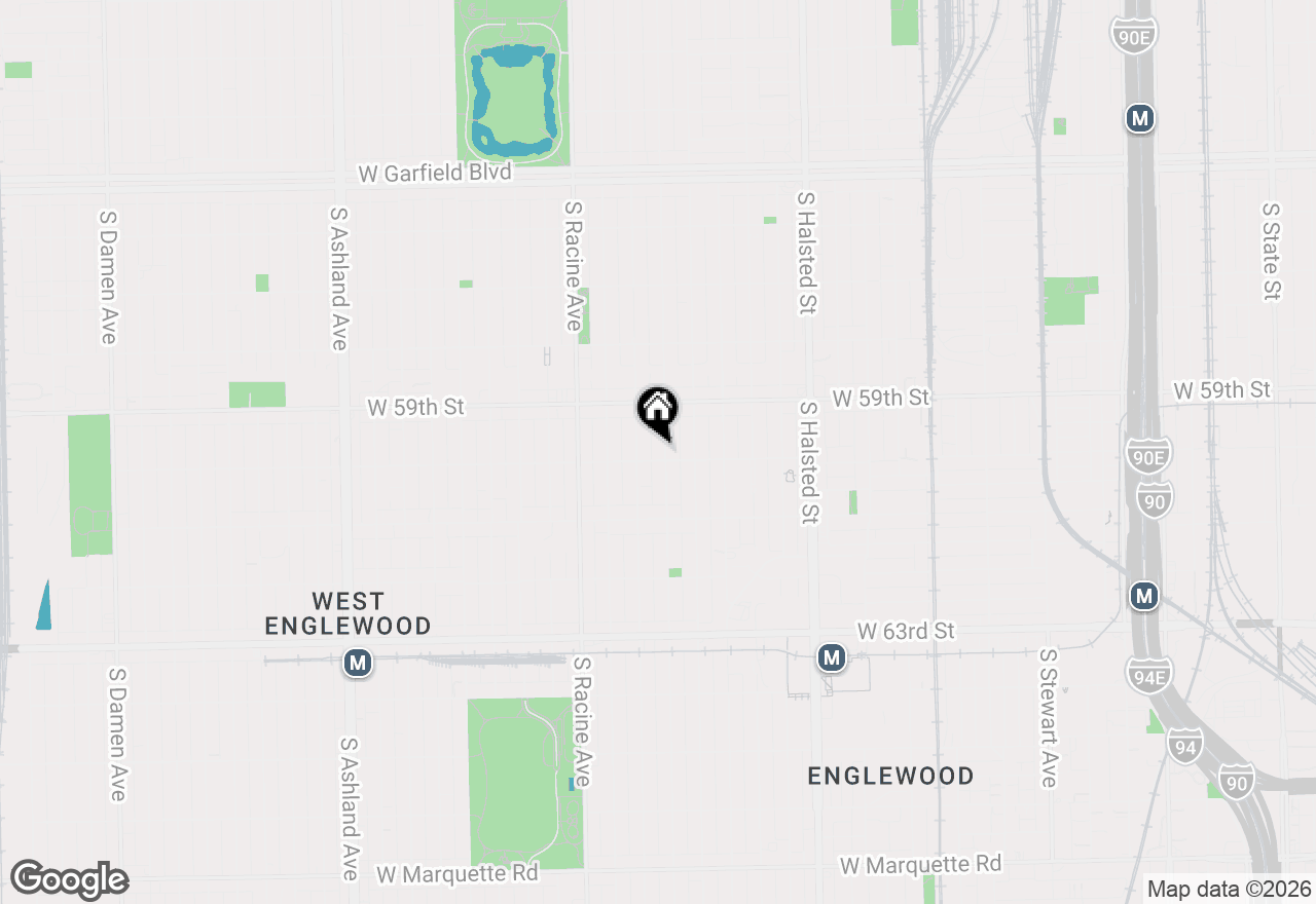 Map of 5954 S Carpenter Street, Chicago, IL 60621