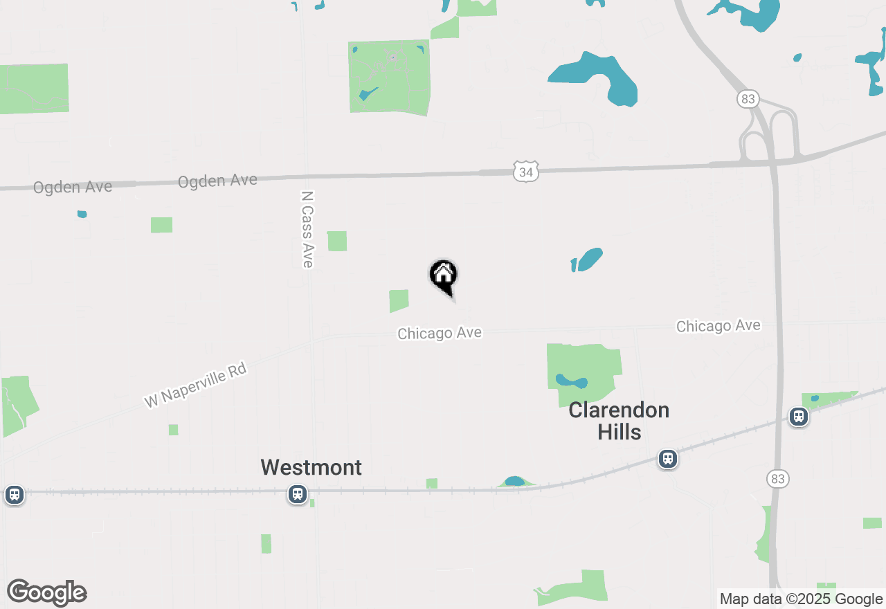 Map of 309 E Naperville Road, Westmont, IL 60559