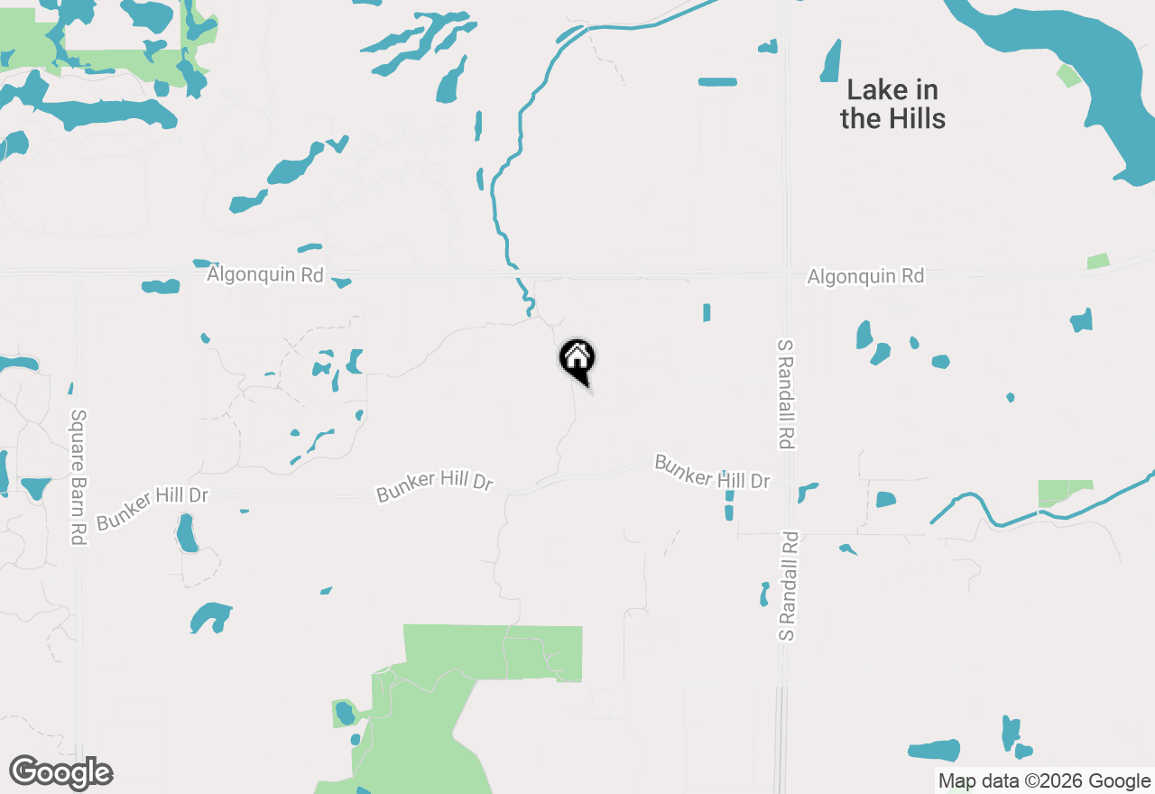 Map of 2833 Waterfront Avenue, Algonquin, IL 60102
