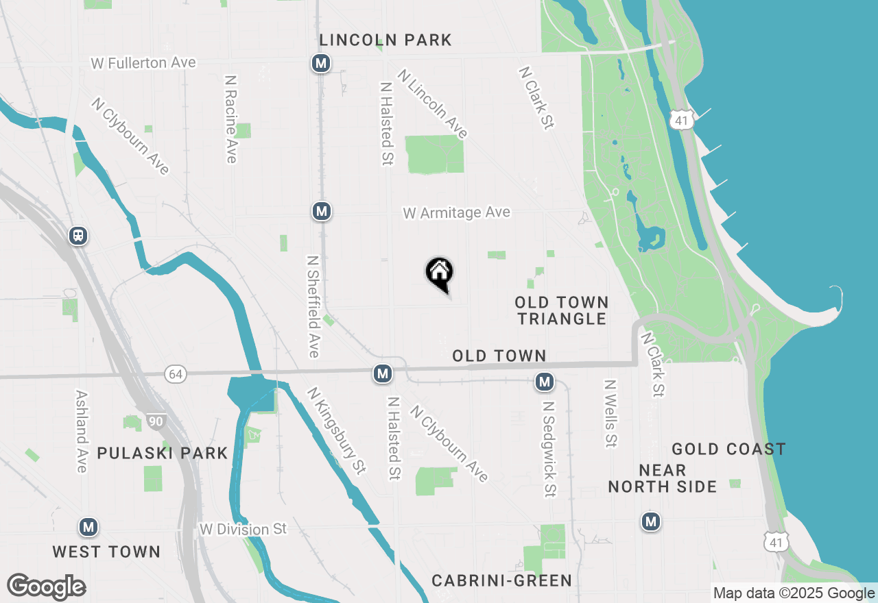 Map of 644 W Willow Street, Chicago, IL 60614