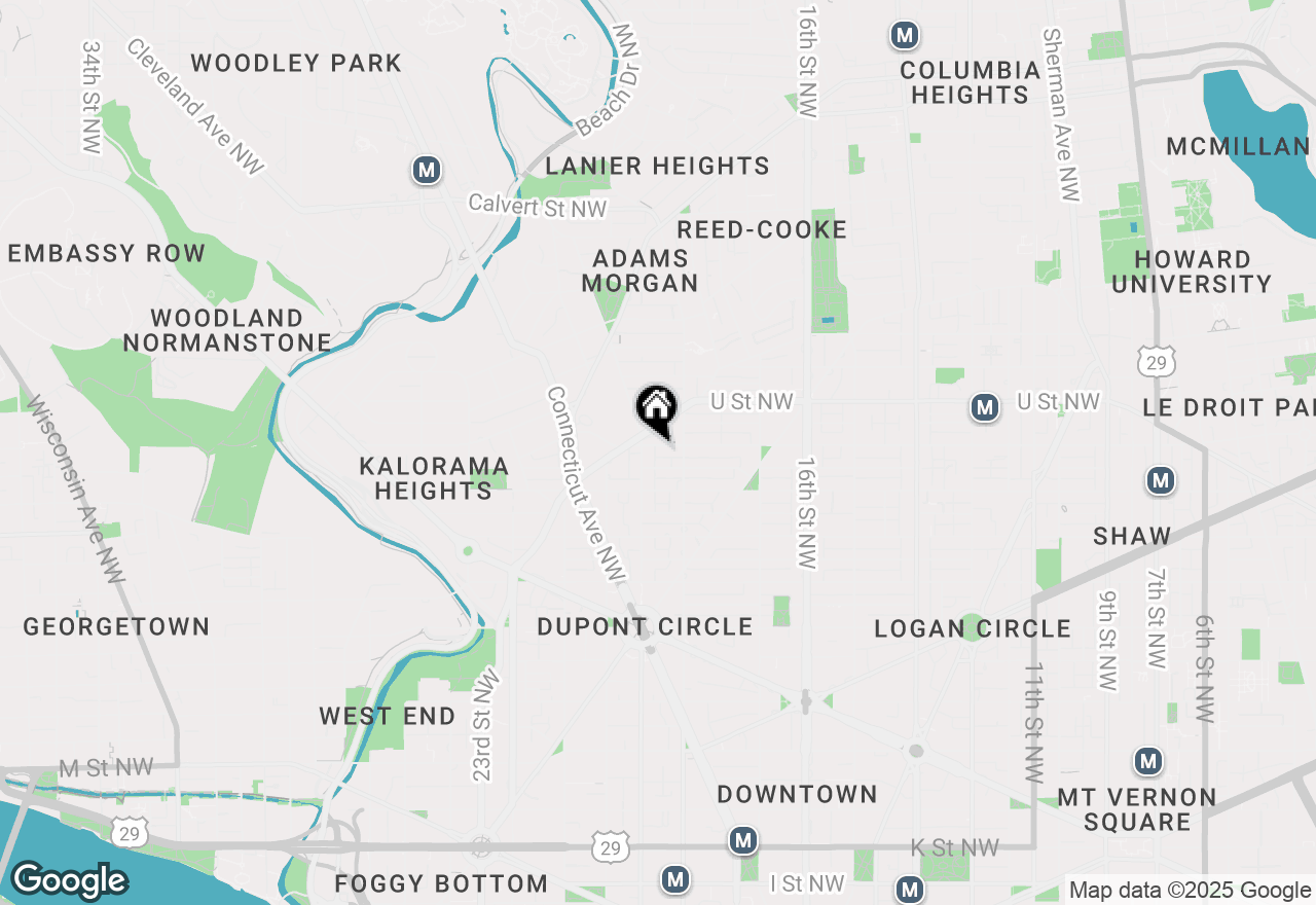 Map of 1828 T Street Nw, Washington, DC 20009