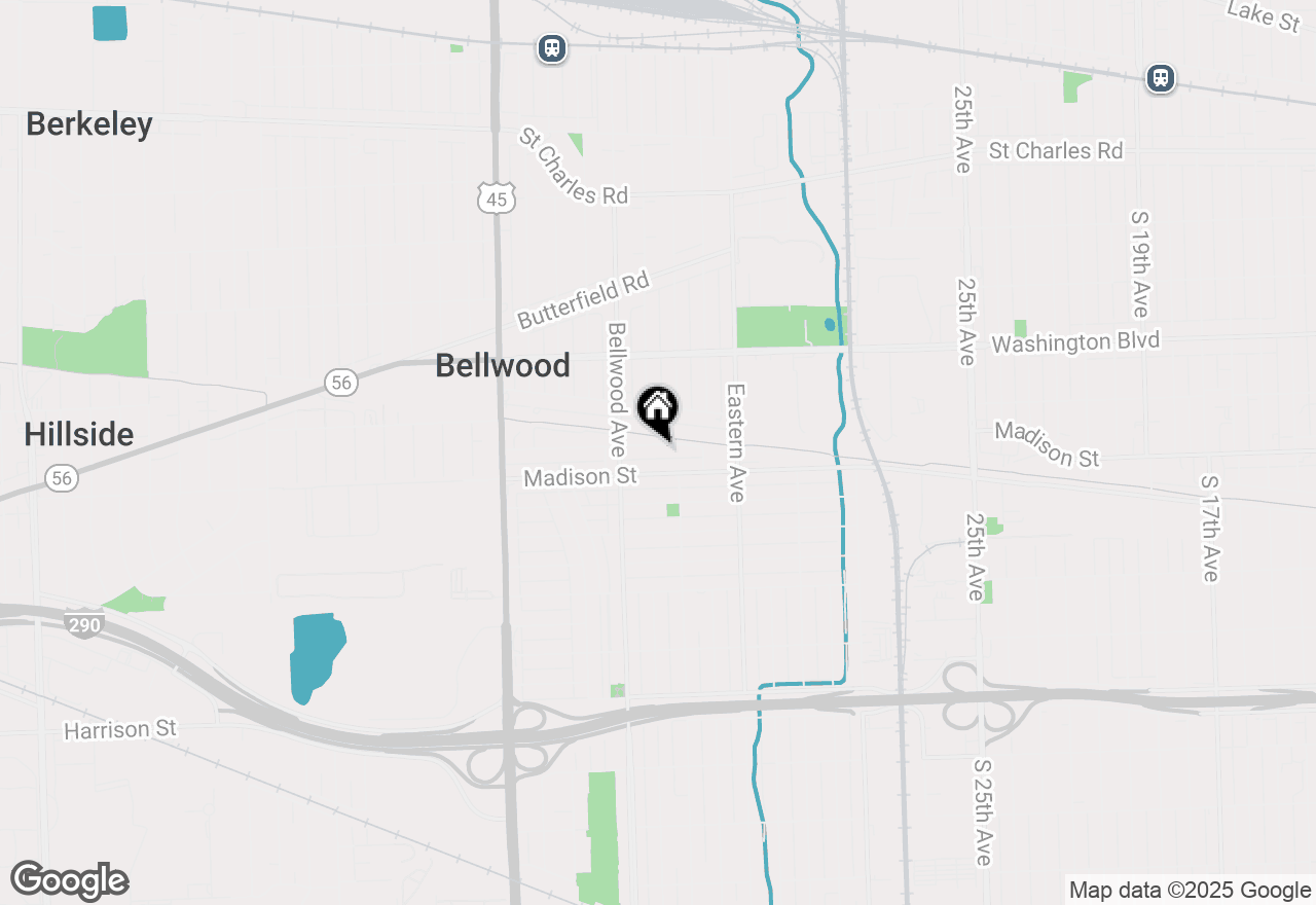 Map of 3512 Warren Avenue #5, Bellwood, IL 60104