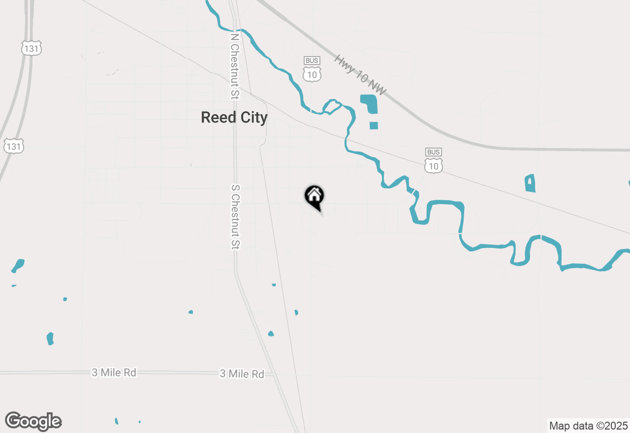 Map of 756 S Roth Street, Reed City, MI 49677