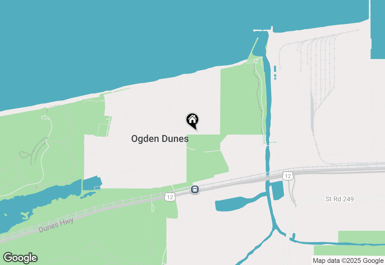 Map of 21 Bittersweet Lane, Ogden Dunes, IN 46368