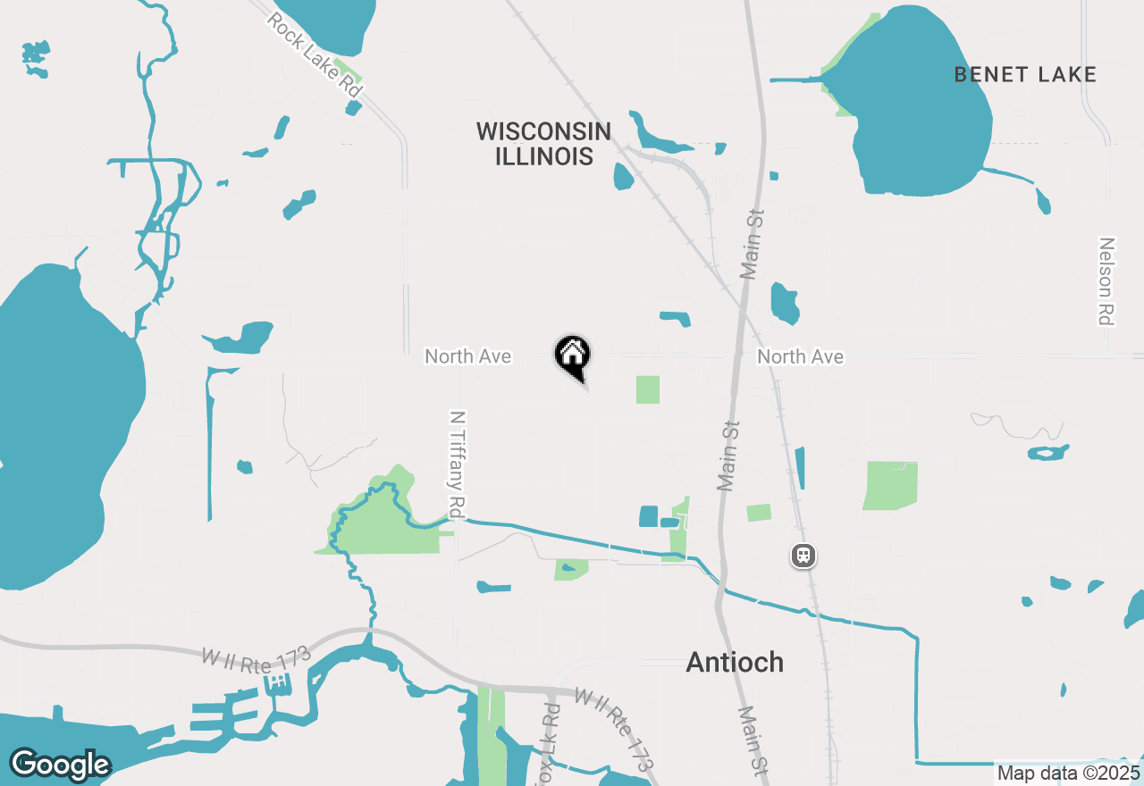 Map of 599 Ridgewood Drive, Antioch, IL 60002