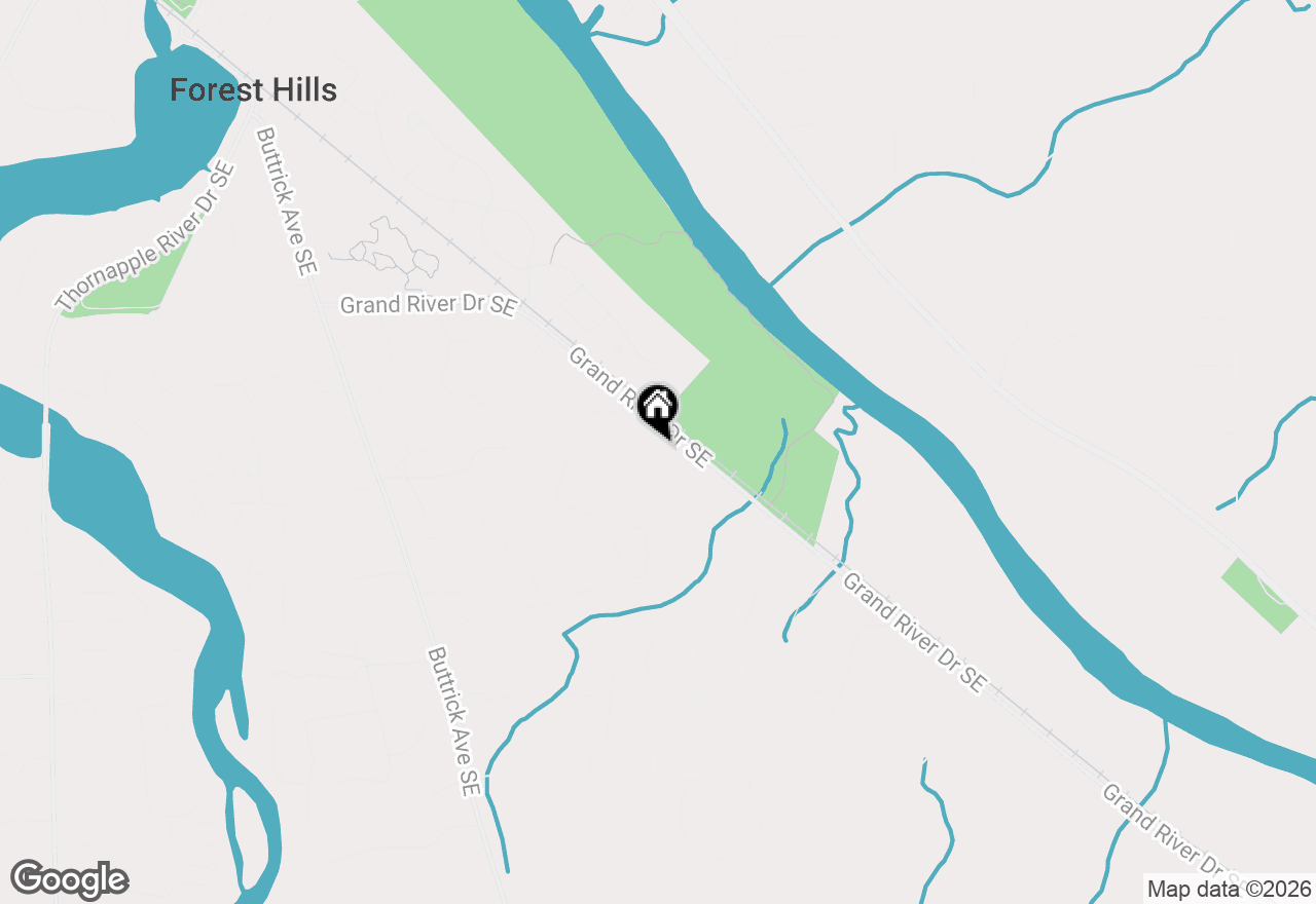 Map of 8300 Grand River Drive Se, Ada, MI 49301