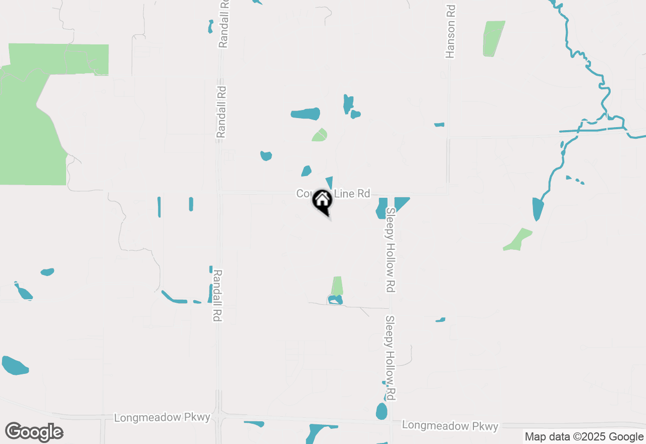 Map of 1971 Peach Tree Lane, Algonquin, IL 60102