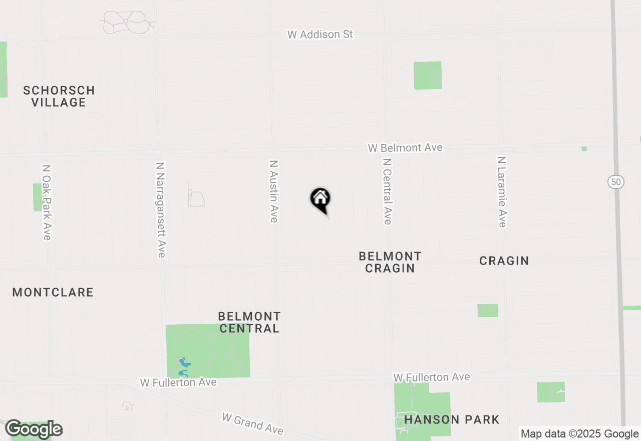 Map of 2931 N Monitor Avenue, Chicago, IL 60634