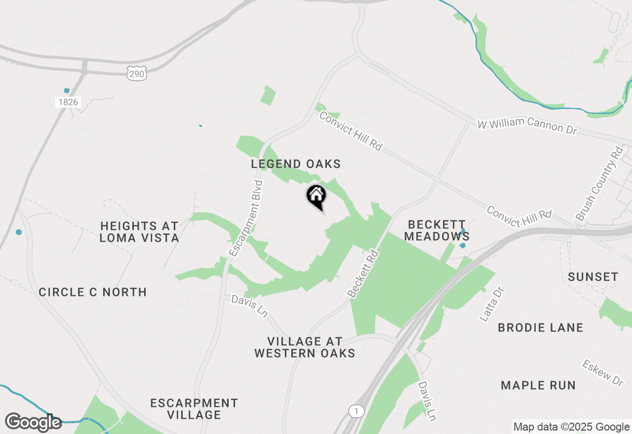 Map of 8015 Doe Meadow Dr, Austin, TX 78749