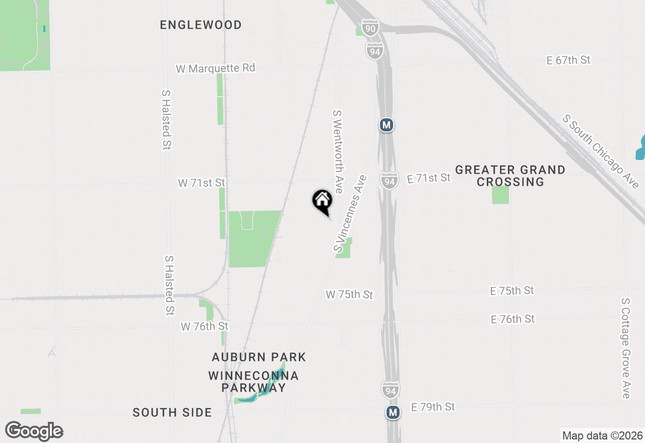 Map of 7226 S Yale Avenue, Chicago, IL 60621