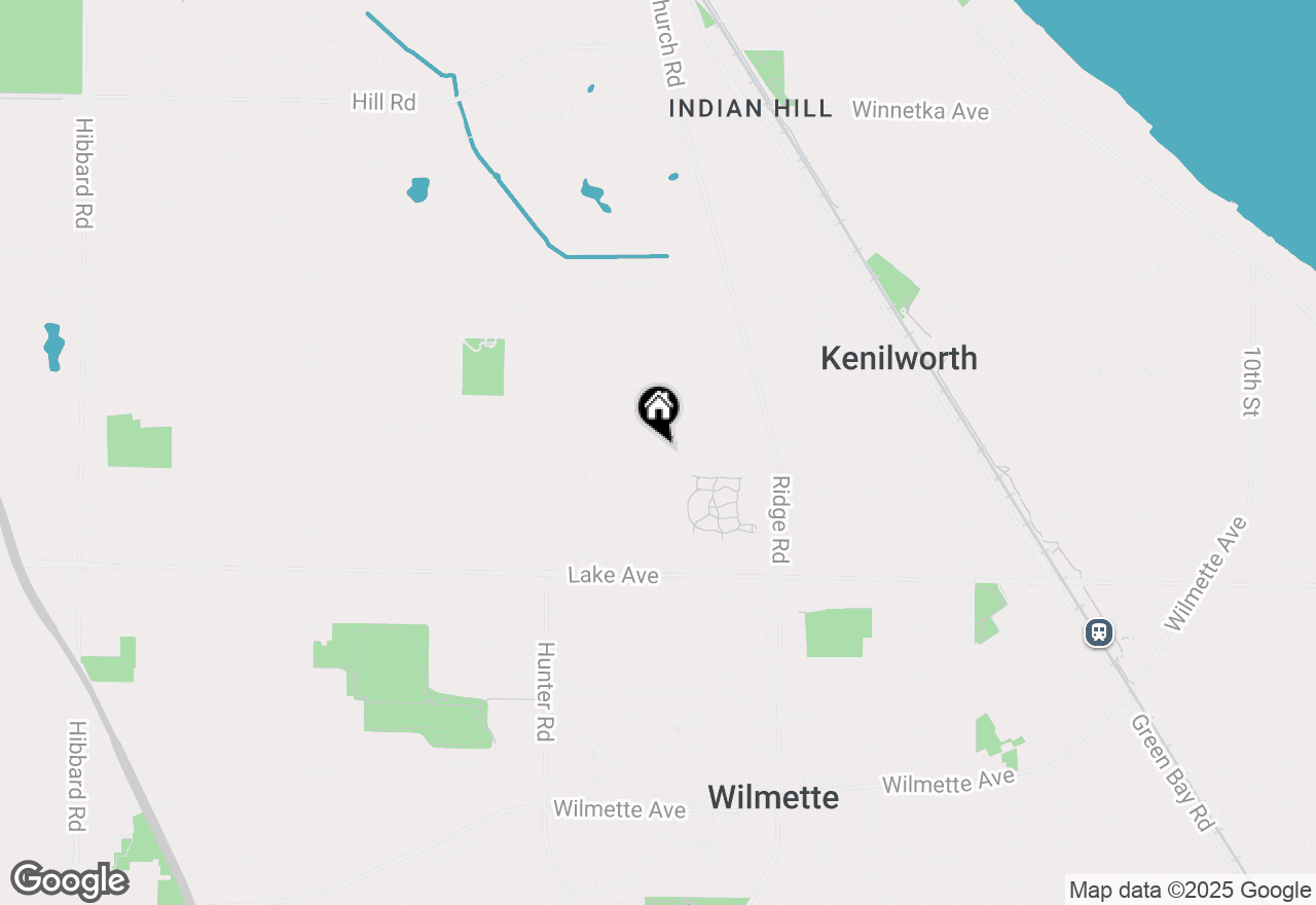 Map of 2101 Greenwood Avenue, Wilmette, IL 60091