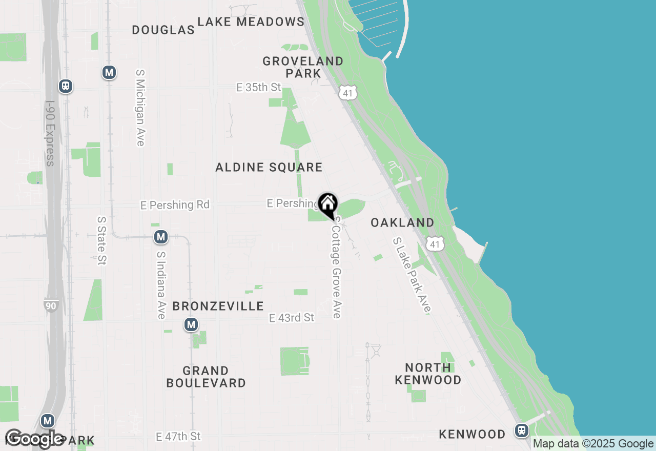 Map of 757 E Oakwood Boulevard, Chicago, IL 60653