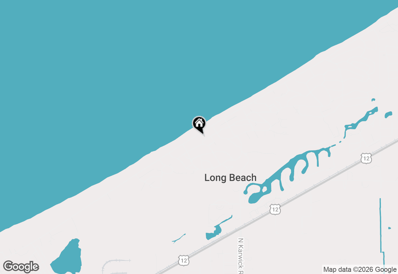 Map of 2033 Lake Shore Drive, Long Beach, IN 46360