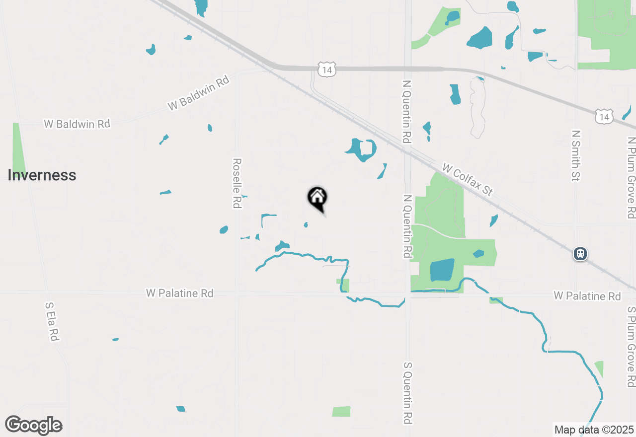 Map of 260 N Clyde Avenue, Palatine, IL 60067