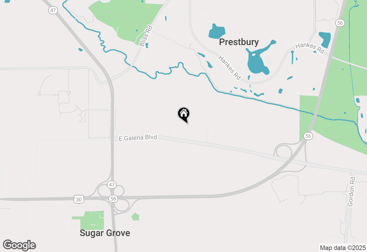 Map of 255 Hampton Road, Sugar Grove, IL 60554
