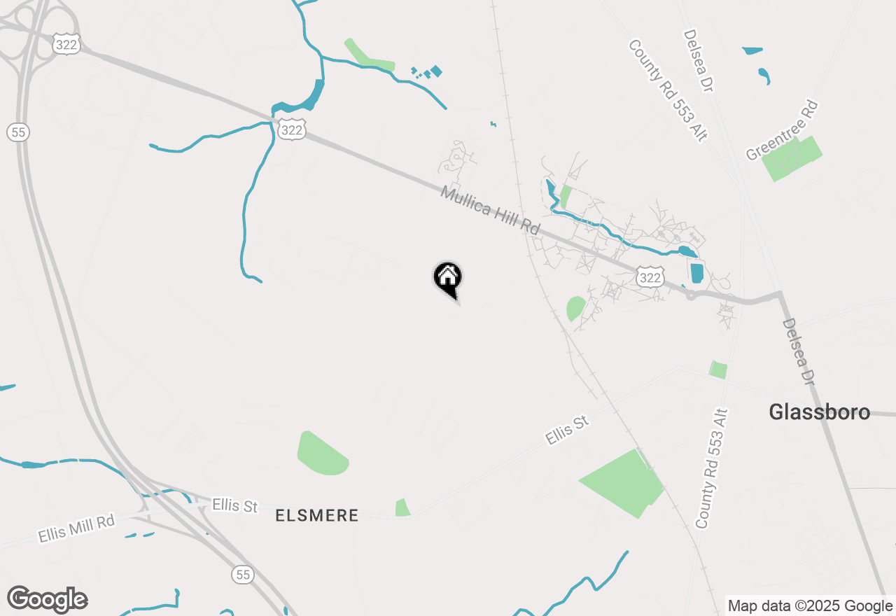 Map of 311 Dickinson Road, Glassboro, NJ 08028