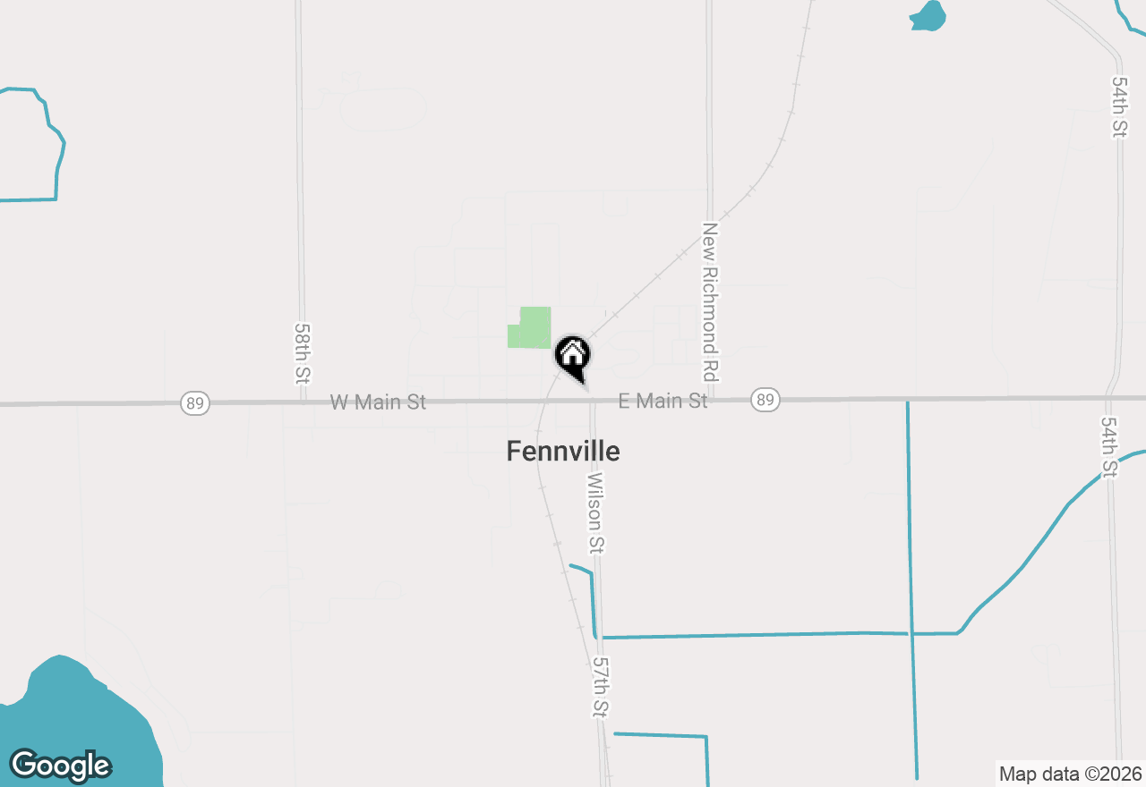 Map of 421 E Main Street, Fennville, MI 49408