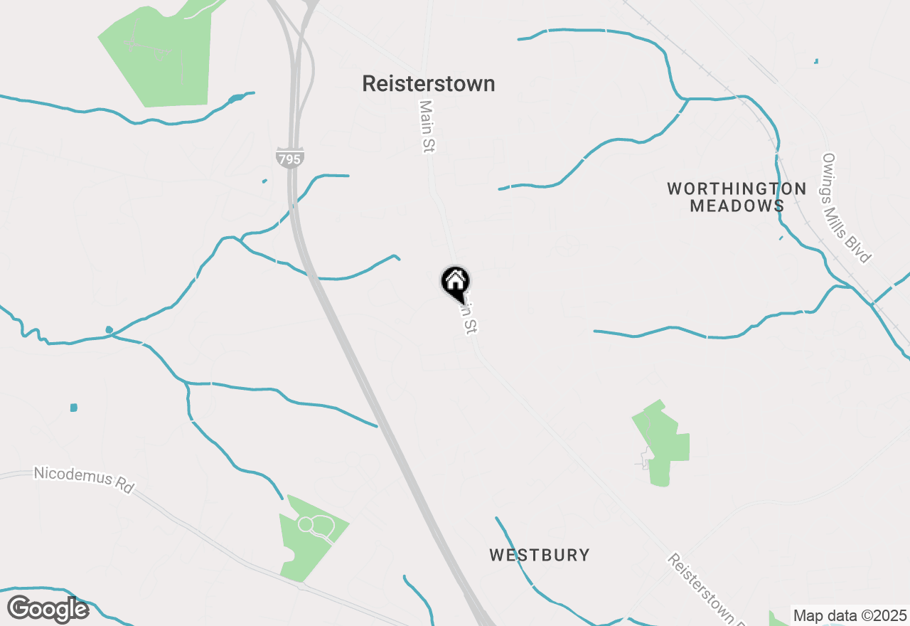 Map of 414 Main Street, Reisterstown, MD 21136