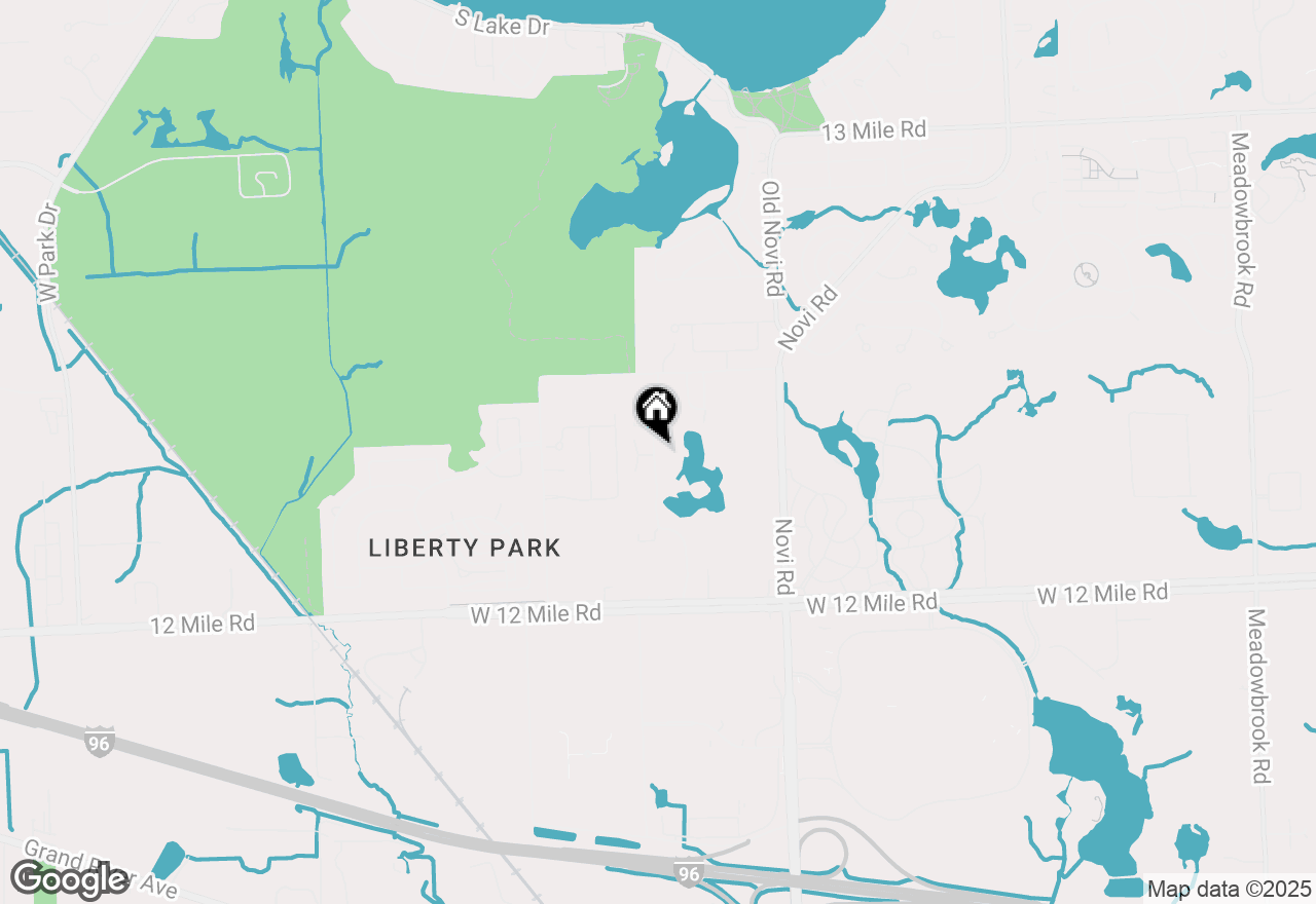 Map of 28385 Carlton Way Drive, Novi, MI 48377