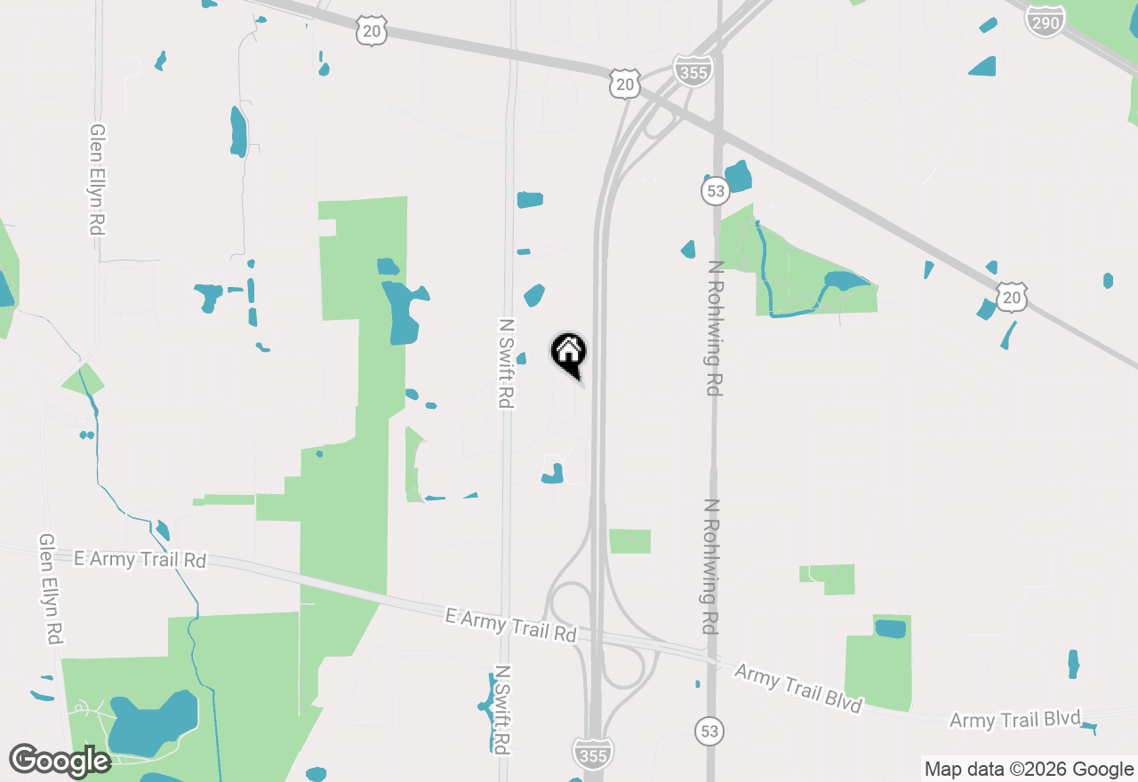 Map of 694 N Tamarac Boulevard, Addison, IL 60101