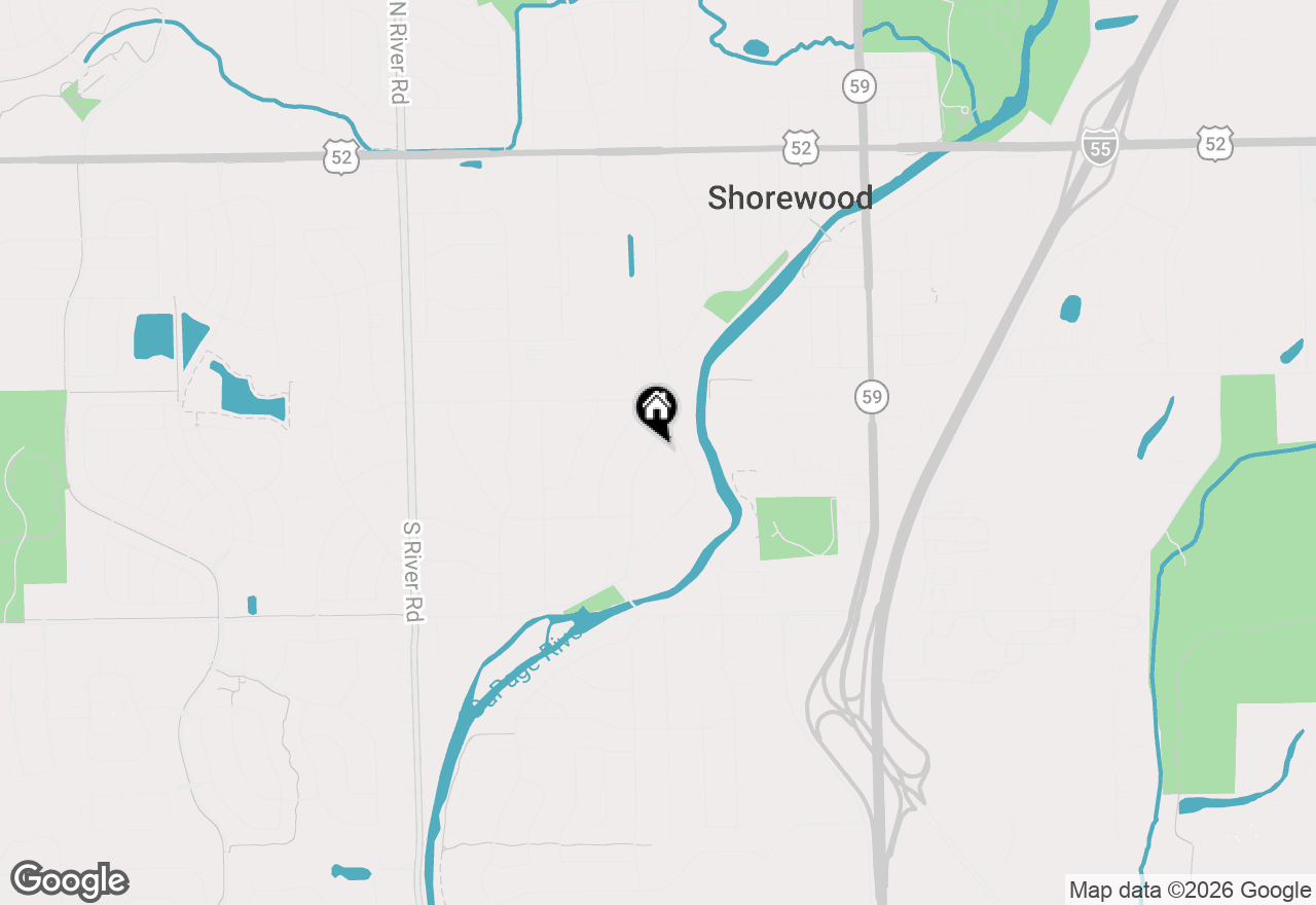 Map of 904 S Raven Road, Shorewood, IL 60404