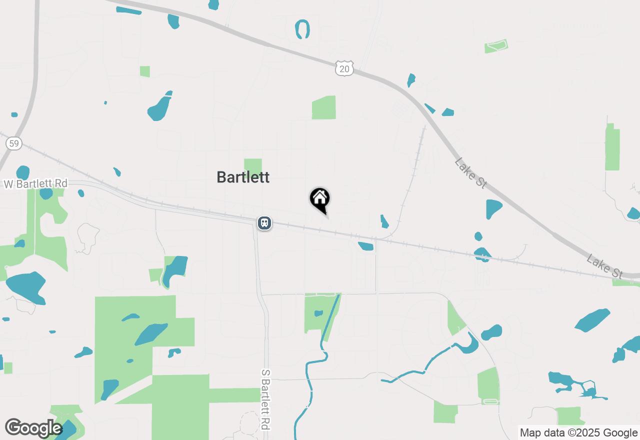 Map of 180 Betty Court #B, Bartlett, IL 60103