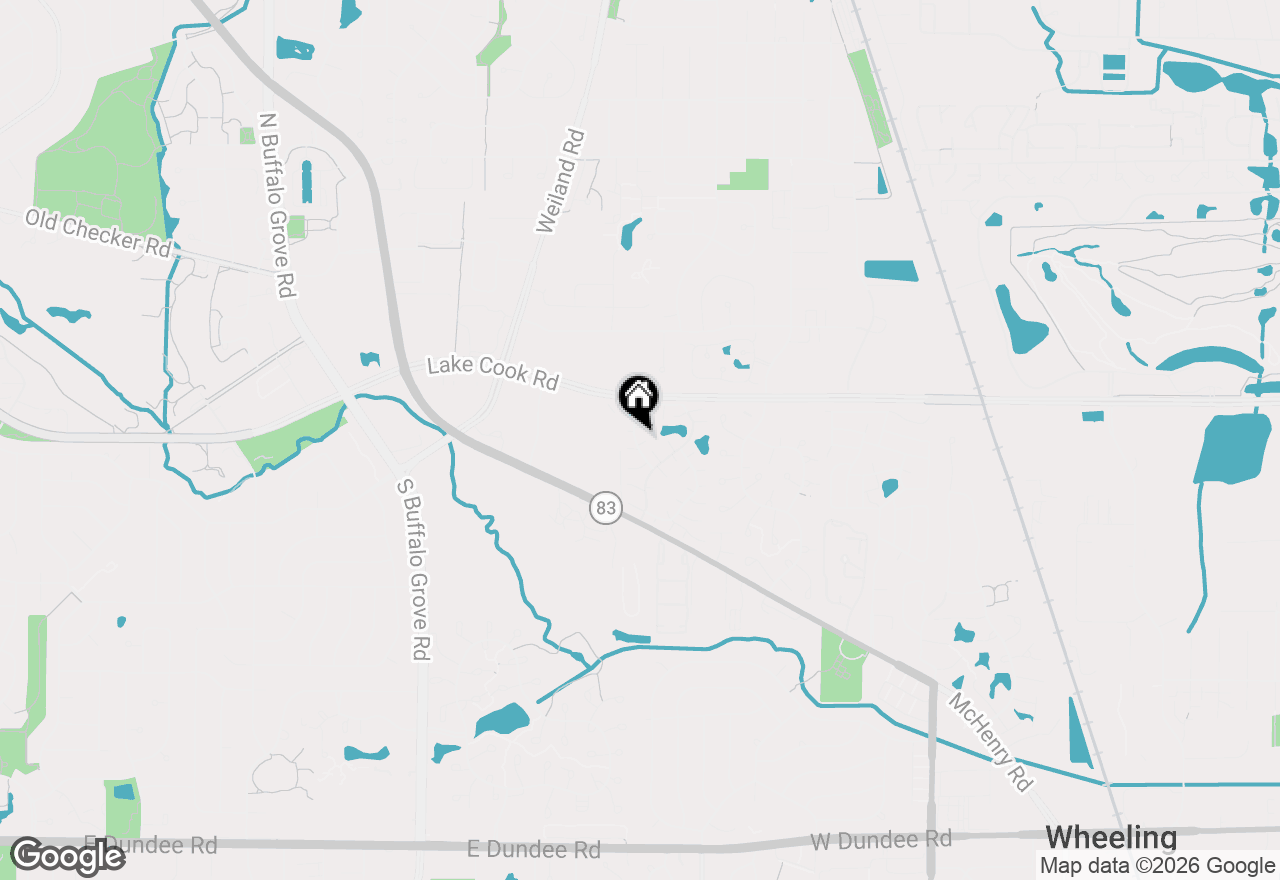 Map of 1314 Ely Court #1314, Wheeling, IL 60090