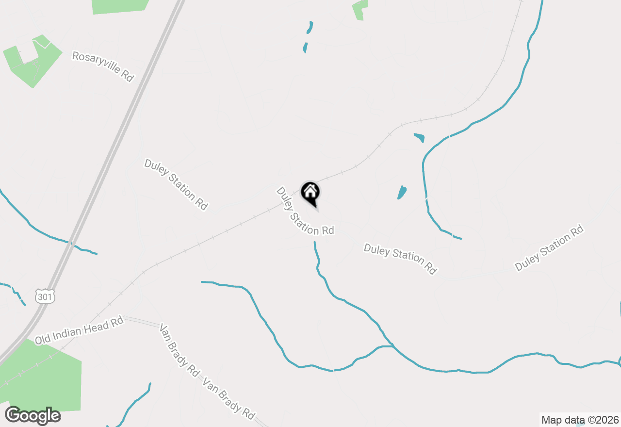 Map of 10107 Spring Water Lane, Upper Marlboro, MD 20772