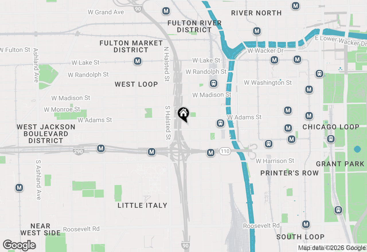 Map of 728 W Jackson Boulevard #703, Chicago, IL 60661