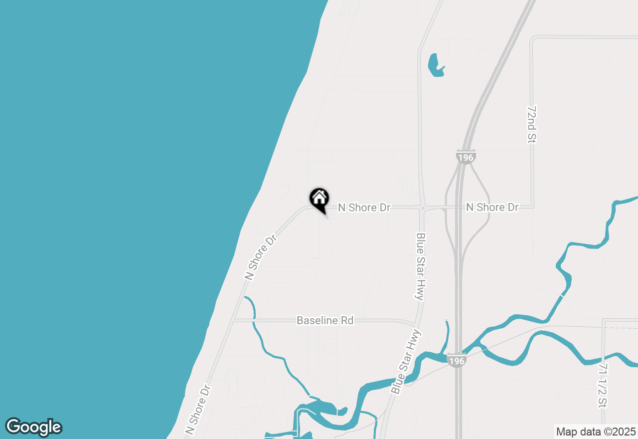 Map of 75 Pershing, South Haven, MI 49090