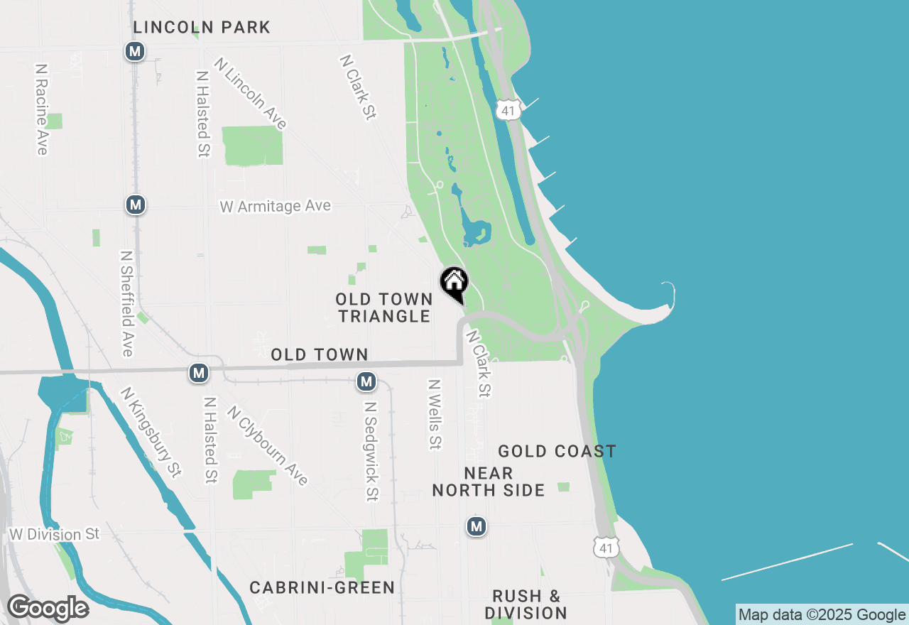 Map of 1720 N La Salle Drive #1, Chicago, IL 60614