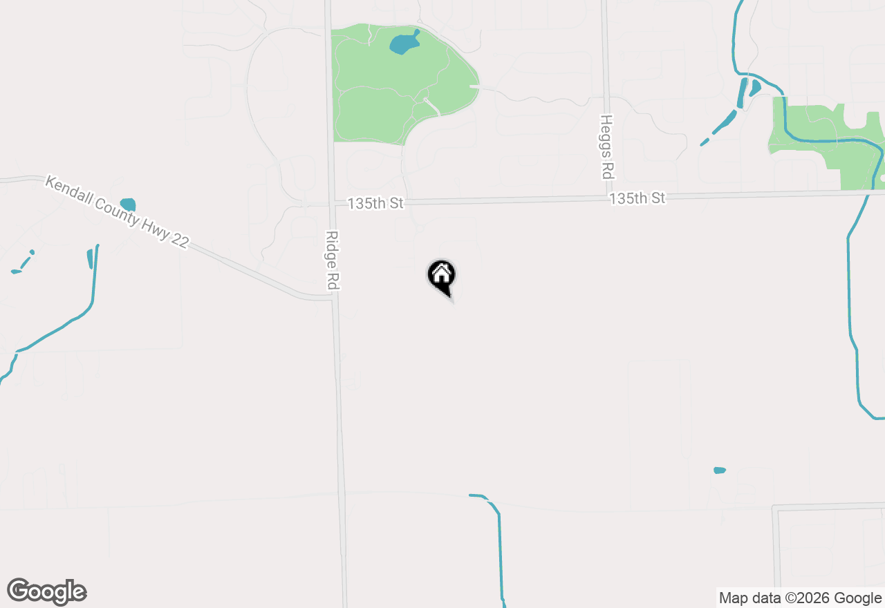 Map of 13732 S Palmetto Drive, Plainfield, IL 60544