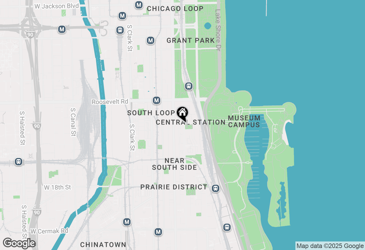Map of 1346 S Indiana Avenue, Chicago, IL 60605