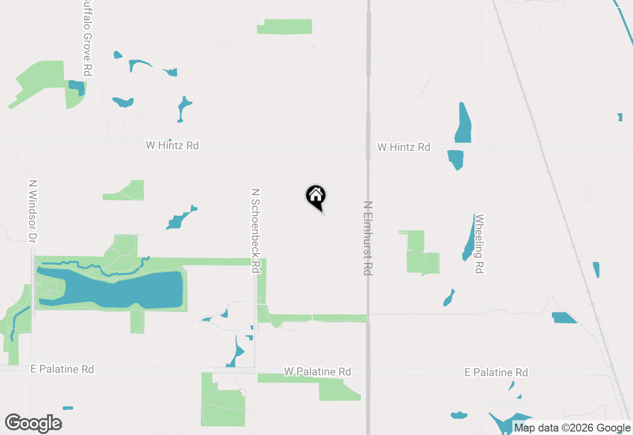 Map of 1015 Sherwood Drive, Prospect Heights, IL 60070