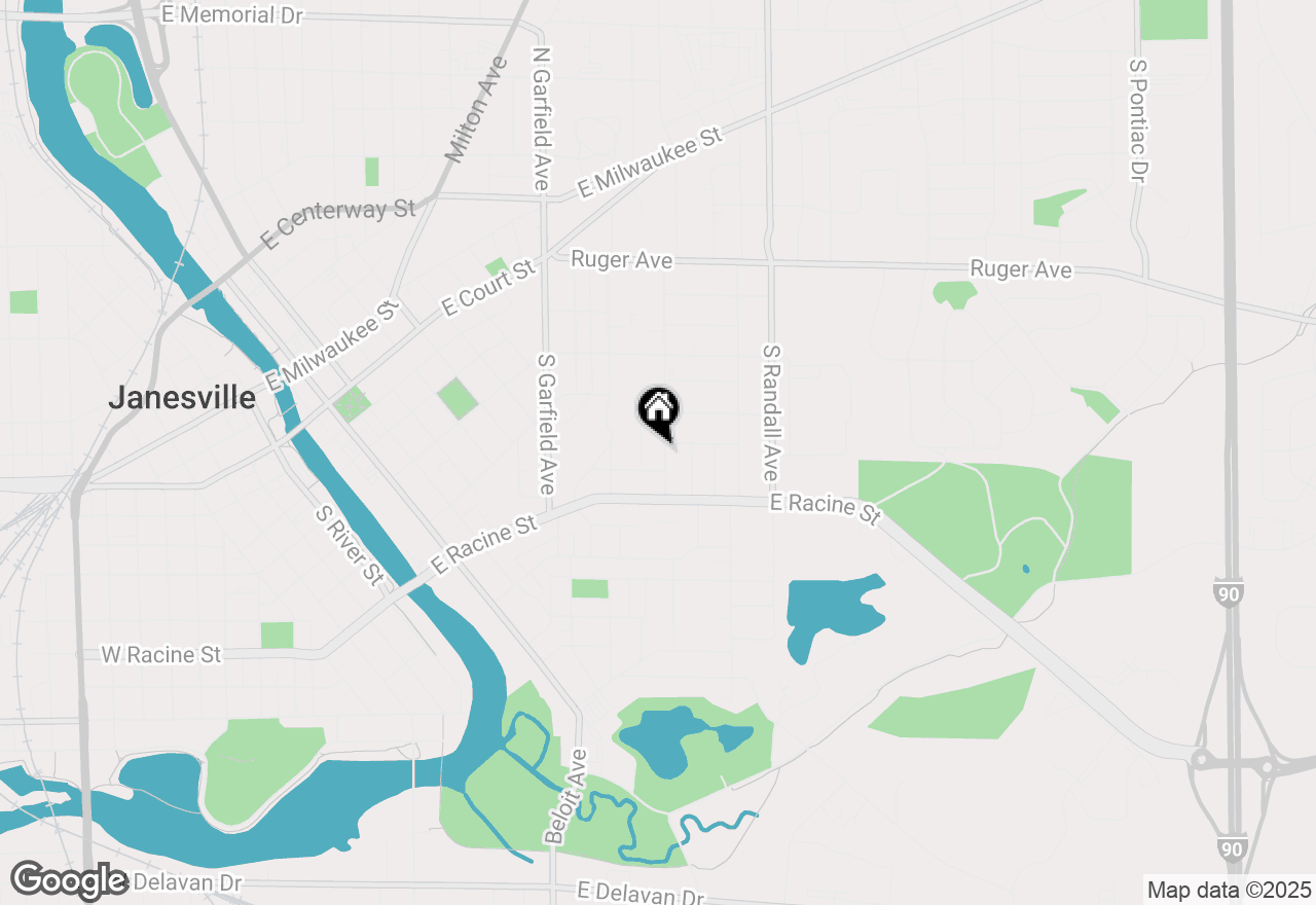 Map of 438 S Ringold Street, Janesville, WI 53545