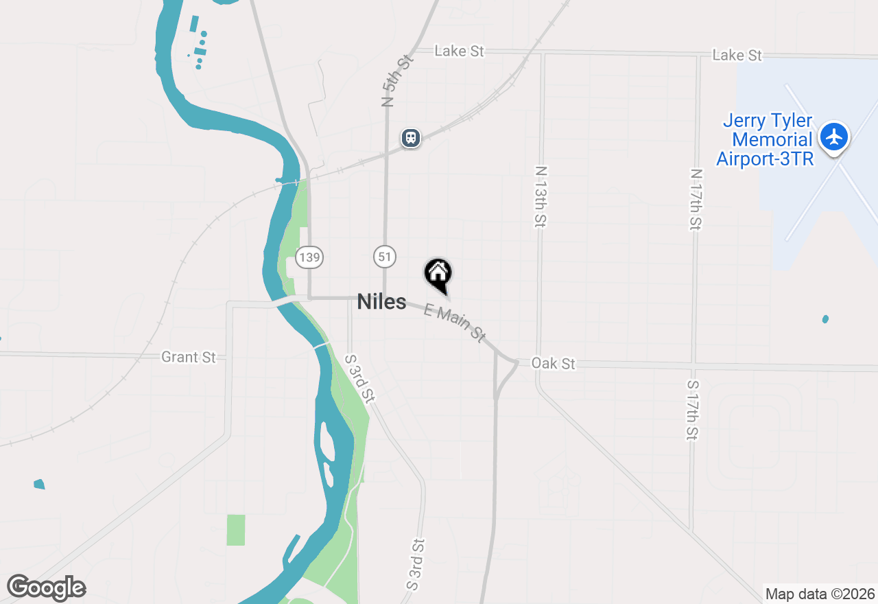 Map of 718 Regent Street, Niles, MI 49120