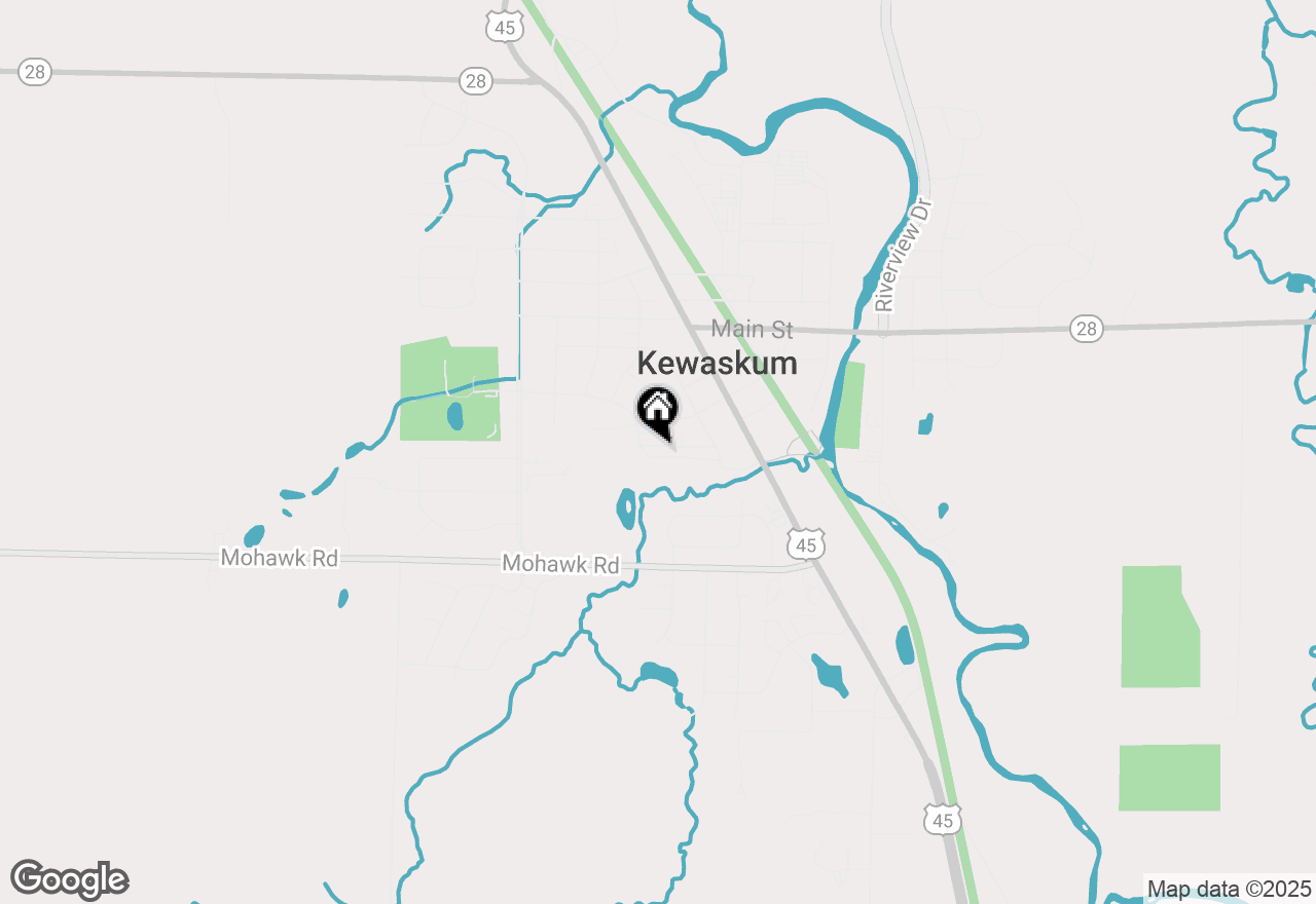 Map of 976 Roseland Dr #2, Kewaskum, WI 53040