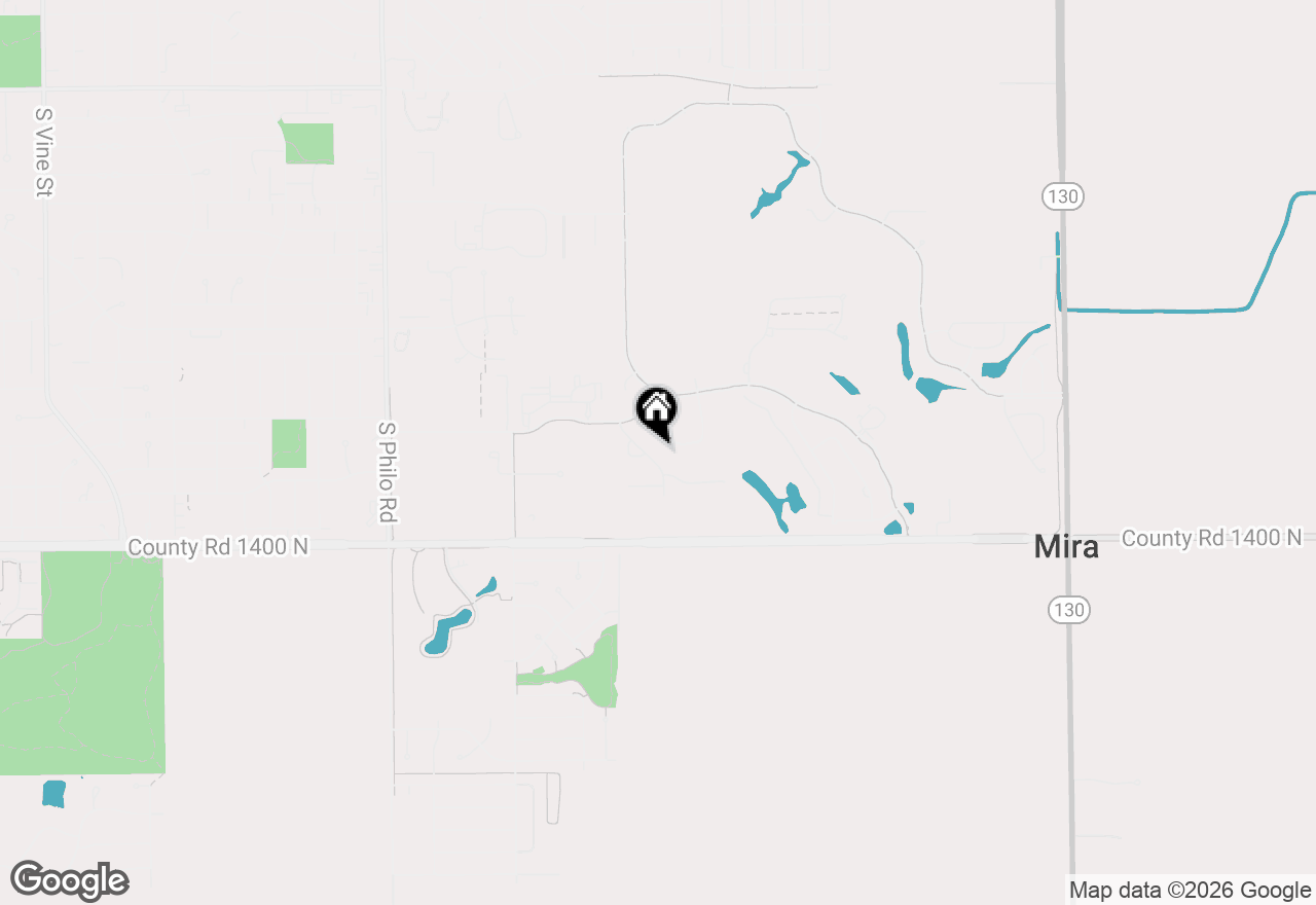 Map of 2314 Cobble Creek Drive, Urbana, IL 61802