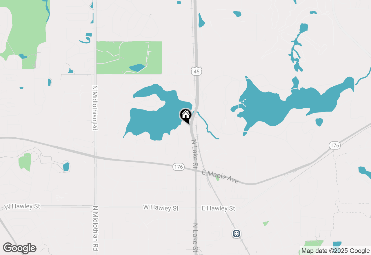 Map of 947 Ridgeland Avenue, Mundelein, IL 60060