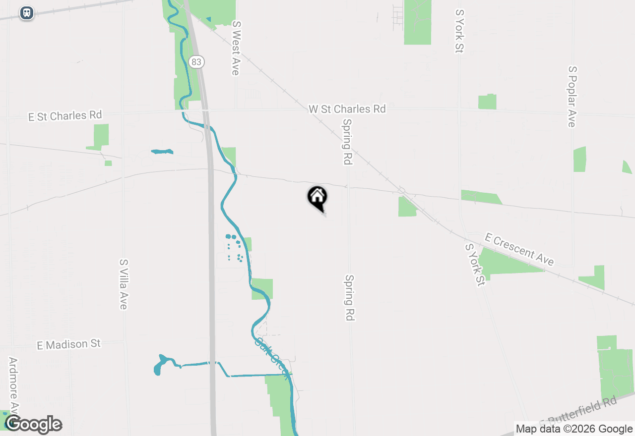 Map of 562 S Fairfield Avenue, Elmhurst, IL 60126