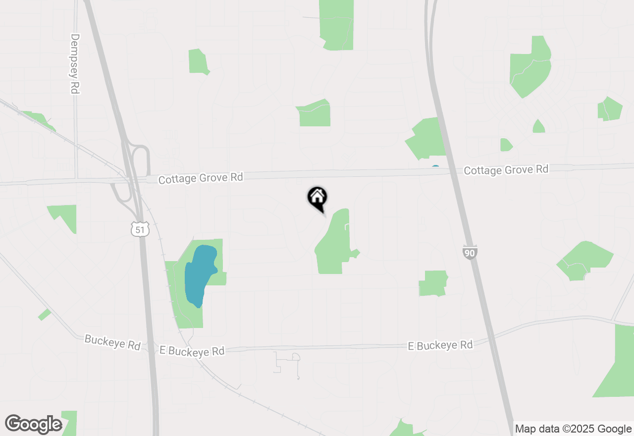 Map of 5029 Ironwood Drive, Madison, WI 53716