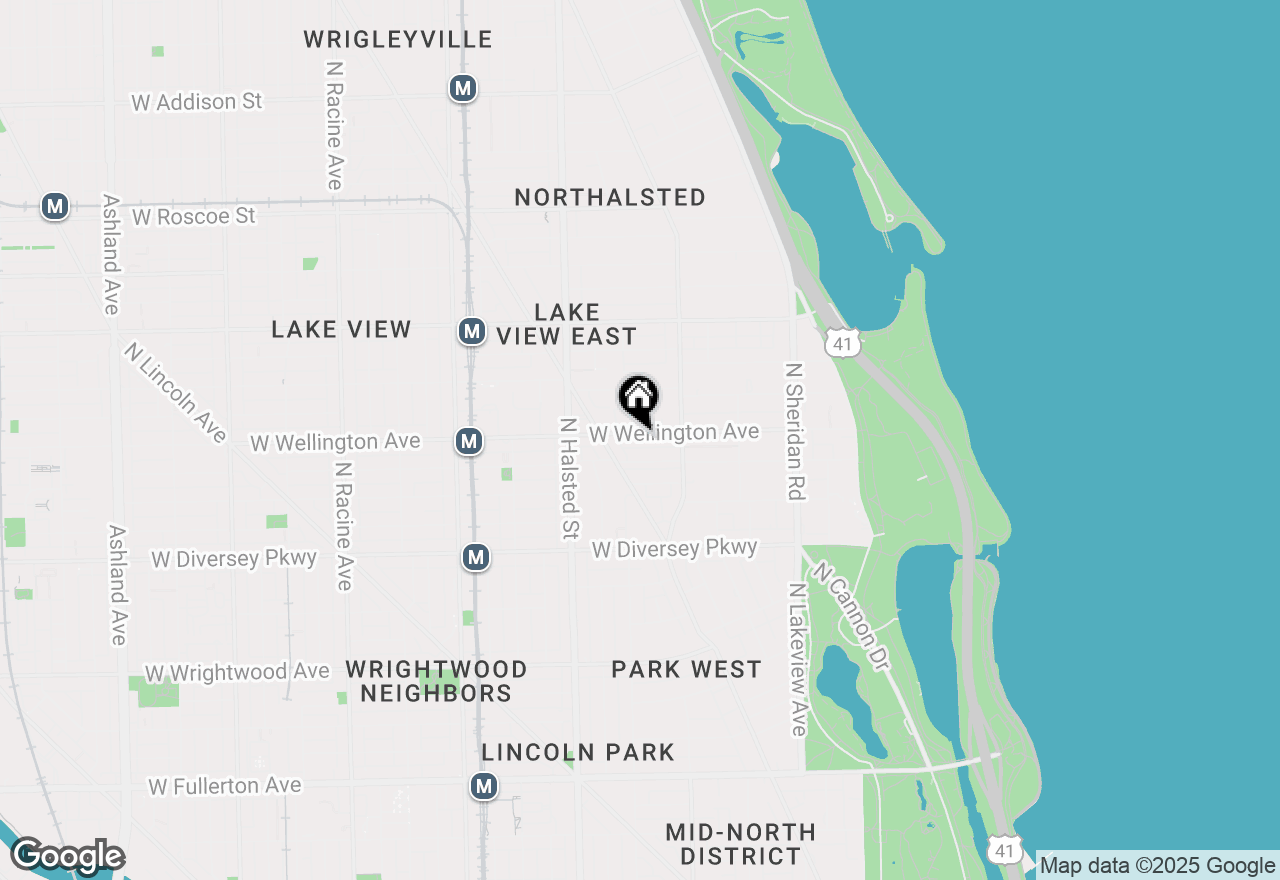 Map of 649 W Wellington Avenue, Chicago, IL 60657