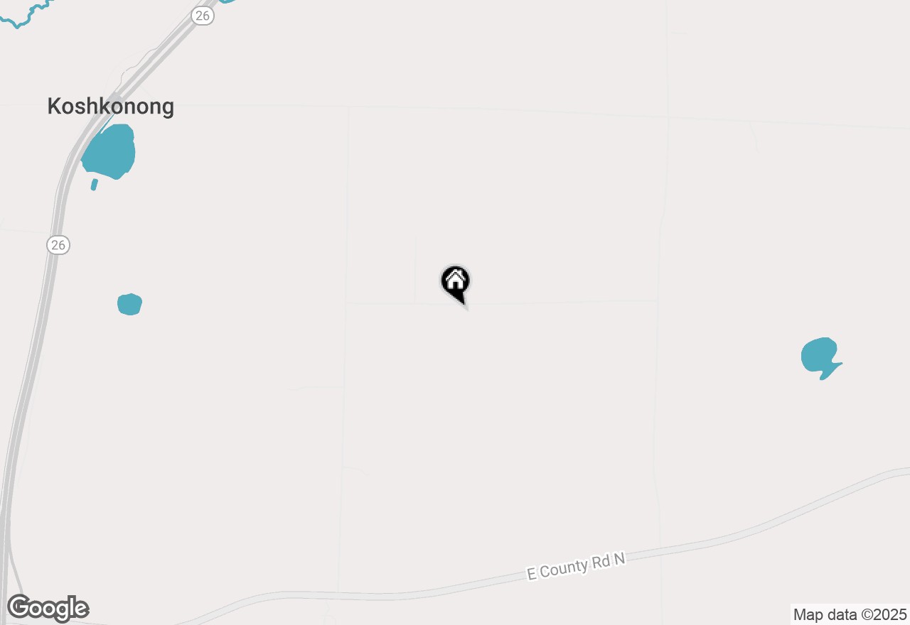 Map of 7348 E Schmidt Road, Fort Atkinson, WI 53538