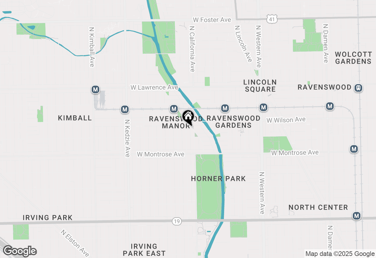 Map of 4529 N Mozart Street, Chicago, IL 60625