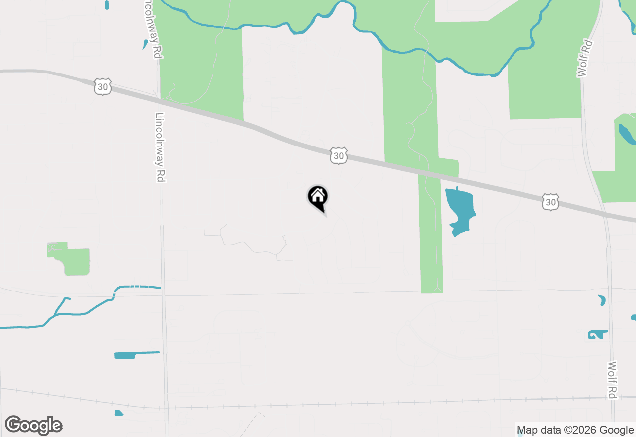 Map of (Address confidential), New Lenox, Illinois 60451