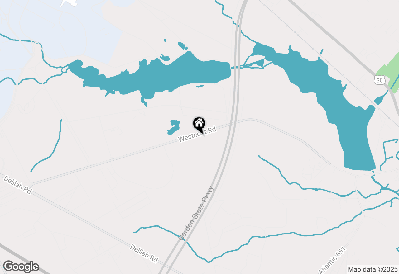 Map of 107 Hilton Head Court, Egg Harbor Township, NJ 08234