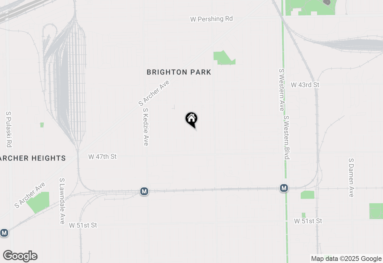 Map of 4537 S Richmond Street #1, Chicago, IL 60632