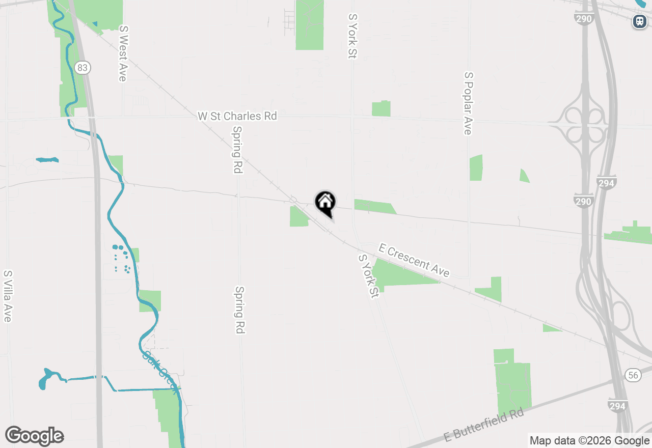 Map of 15 Manchester Lane, Elmhurst, IL 60126